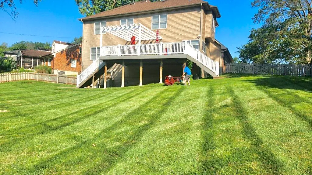 St. Louis Lawn Care crew at work